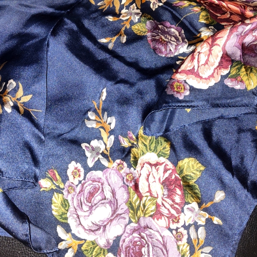 Talbot's Floral Silk Scarf